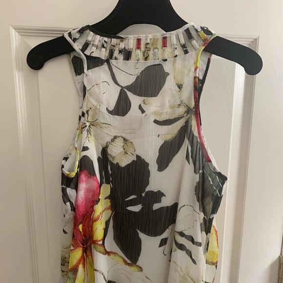 Madison Paige Sleeveless Sheer Shell/Lined Sz M - Picture 7 of 9